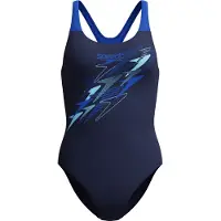 Speedo - Women's Medley Logo Medalist One Piece - Traje de baño size 36, azul