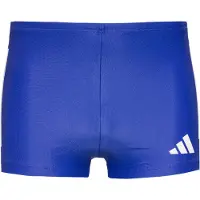 Adidas Bañador deportivo '3-Stripes Swim Boxers' azul real / blanco