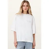 AllSaints Under Amelie Tee White Talla: M | Camisetas de Seda Outlet | Mujer | Blanco
