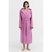 Tekla Unisex Hooded Bathrobe Magenta Talla: L | Albornoces Outlet | Unisex | Rosa