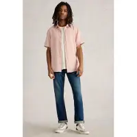 White Stuff Keswick Ss Linen Shirt Light Pink Talla: S | Camisas Casuales Outlet | Hombre | Blanco