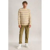 White Stuff Breton Stripe Crew Neck Jumper Natural Multi Talla: XL | Jerséis Outlet | Hombre