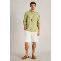 White Stuff Sutton Organic Chino Short Brilliant White Talla: W34 REGULAR | Pantalones Cortos Outlet | Hombre | Blanco