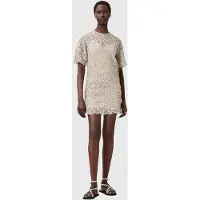 AllSaints Eva Emb Dress White/silver Talla: 2 | Mini Vestidos Outlet | Mujer | Blanco