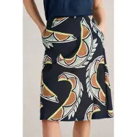White Stuff Nell Reversible Skirt Coral Multi Talla: 24 | Mini Faldas Outlet | Mujer | Naranja