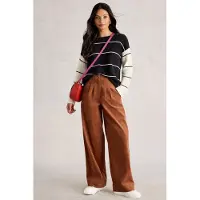 White Stuff Jana Stripe Jumper Black Multi Talla: 10 | Sudaderas con Capucha Outlet | Mujer | Negro