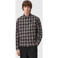 AllSaints Santiago Ls Shirt Brown Talla: XS | Camisas Casuales Outlet | Hombre | Marrón