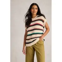 White Stuff Callie Stripe Tank Ivory Multi Talla: 6 | Sudaderas con Capucha Outlet | Mujer | Blanco