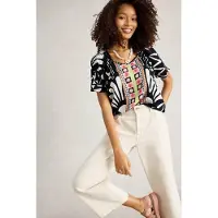 White Stuff Imogen Top Navy Print Talla: 6 | Blusas Outlet | Mujer | Azul