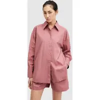 AllSaints Karina Shirt Ash Rose Pink Talla: 12 | Camisas Outlet | Mujer | Rosa