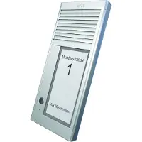 AGFEO DoorSpeak 1 - Con cable - IP33 - Aluminio - Aluminio - Para montaje en pared - 115 mm