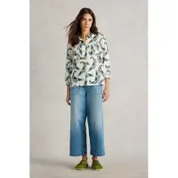 White Stuff Sophie Organic Cotton Shirt Ivory Print Talla: 24 | Camisas Outlet | Mujer | Blanco