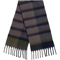 White Stuff Benny Brushed Scarf Grey Multi Talla: OS | Bufandas Outlet | Hombre | Gris