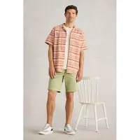 White Stuff Horizontal Ss Stripe Shirt Red Multi Talla: XS | Camisas Casuales Outlet | Hombre | Rojo