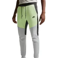 Nike Pantalón 'TCH FLC' lima / gris / antracita
