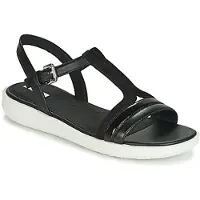 Geox Sandalias planas JEARL SAND B mujer - Negro - 37