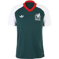 Adidas Camiseta funcional 'Mexico 26 Away Pre Match' pino / blanco