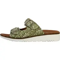 The Divine Factory Zapatos abiertos verde