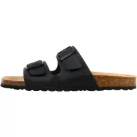 The Divine Factory Zapatos abiertos 'Noga Mistral Edge Leder-Pantoletten' negro