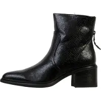 Super Mode Botas de tobillo 'Supermodische Stiefeletten mit Reißverschluss' negro