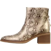 Super Mode Botas de tobillo 'Supermodische Stiefeletten mit Reißverschluss' oro
