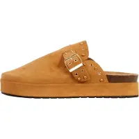 The Divine Factory Zapatos abiertos mostaza