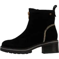 The Divine Factory Botas de tobillo 'Lederstiefeletten Alenoa' negro
