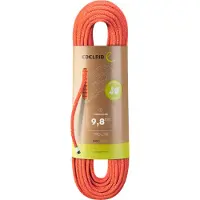 Edelrid - Cuerdas Escalada - Heron Eco Dry 9,8Mm Fire - Talla 70 m - Naranja