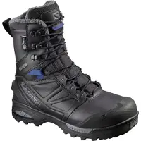 Salomon - Botas de senderismo invernal - Toundra Pro CSWP W Phantom/Black para Mujer de Cuero - Talla 37 1/3 - Negro
