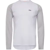 POC - Motion Air L/S Jersey - Maillot de ciclismo size L, blanco/gris