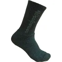 Woolpower - Kids Socks 400 Logo - Calcetines multifuncionales size 22-24, negro