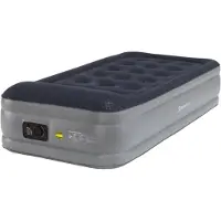 Outwell - Superior Single mit eingebauter Pumpe - Cama hinchable size 195 x 90 x 45 cm, gris