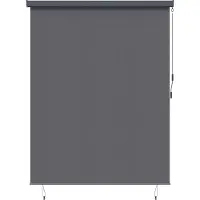 Syfax Estor enrollable Gris antracita 200 x 250 cm Tela y Aluminio