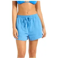 Seafolly - Crinkle Short - Pantalones cortos size L, azul