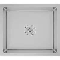 Syfax Fregadero de cocina hecho a mano acero inoxidable