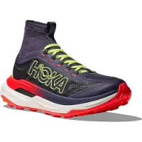 Hoka One One - Zapatillas de trail - Tecton X 3 M Squid Ink/Neon Flame - Talla 46 - Amarillo