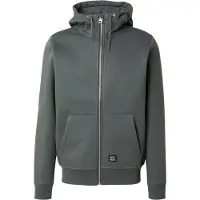 Vintage Industries Sudadera con cremallera gris basalto