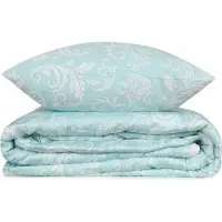 L'essentiel Maison L'Essentiel, Ropa de cama para el hogar, Colección Verano - VCT6345, Menta, Juego de sábanas, 100% satén de algodón