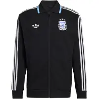 Adidas Sudadera con cremallera deportiva 'Argentina Away Anthem' negro / blanco