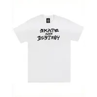 Thrasher Camiseta 'SKATE AND DESTROY' blanco