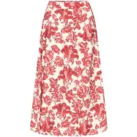Ichi Falda 'IHGILVIS' rojo rubí / rojo carmesí / rojo pastel / blanco