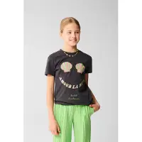 Shoeby Girls La Mer Tee Darkgrey Talla: 110/116 | Camisetas Outlet | kids | Gris