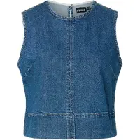 Pieces Camiseta Sin Mangas Silke Denim