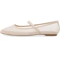 Bianco Bailarinas con hebilla 'Lilia' blanco lana