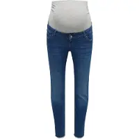 ONLY Maternity Vaquero 'OLMBlush' azul denim / gris