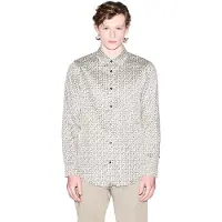 Armani Exchange para hombre. XM001942AF19194F1165 Camisa Soft beige (XL), Casual, Algodón, Clásico, Manga larga, out
