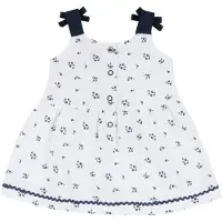 Chicco Vestido negro / blanco