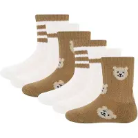 Ewers Calcetines marrón / blanco