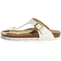 Bayton Sandalias de dedo 'Mercure' blanco