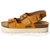 Bayton Sandalias 'Achille' crema / camelo / marrón